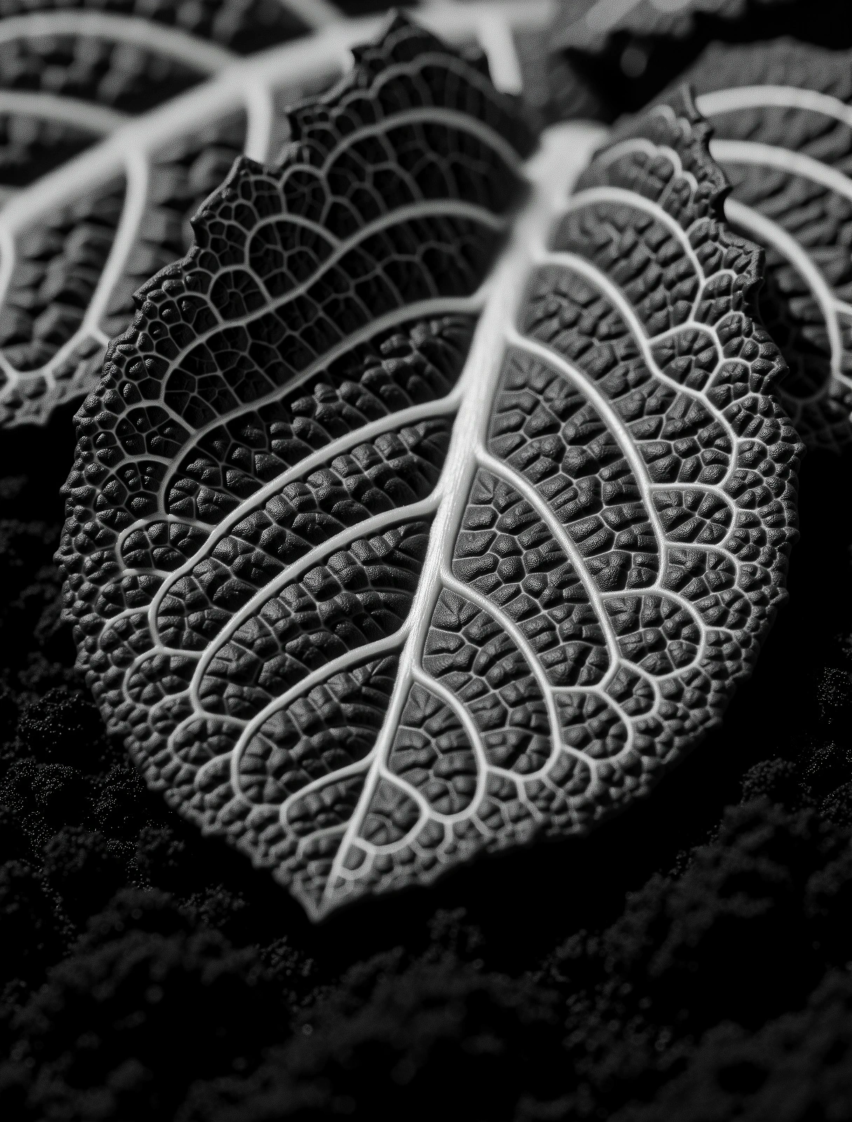 Macro botanical structure